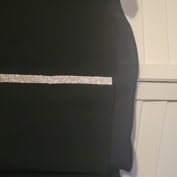 JM Collection black and silver top - Picture 3 of 7